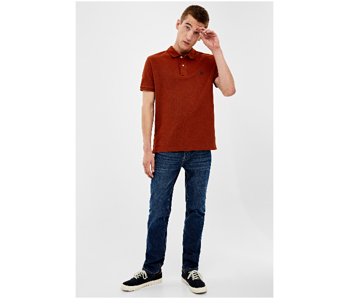 Springfield AW19 Basic Polo T Shirt XXL - Wine - Zoom Image 3