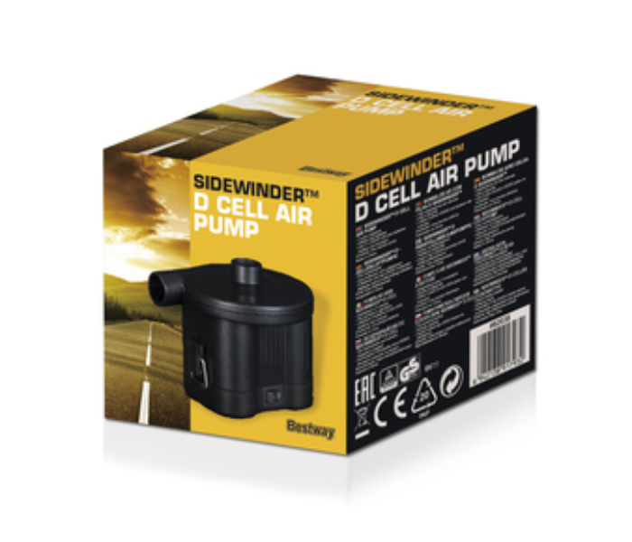 Bestway 62038 Sidewinder D-Cell Air Pump - Black - Zoom Image 2