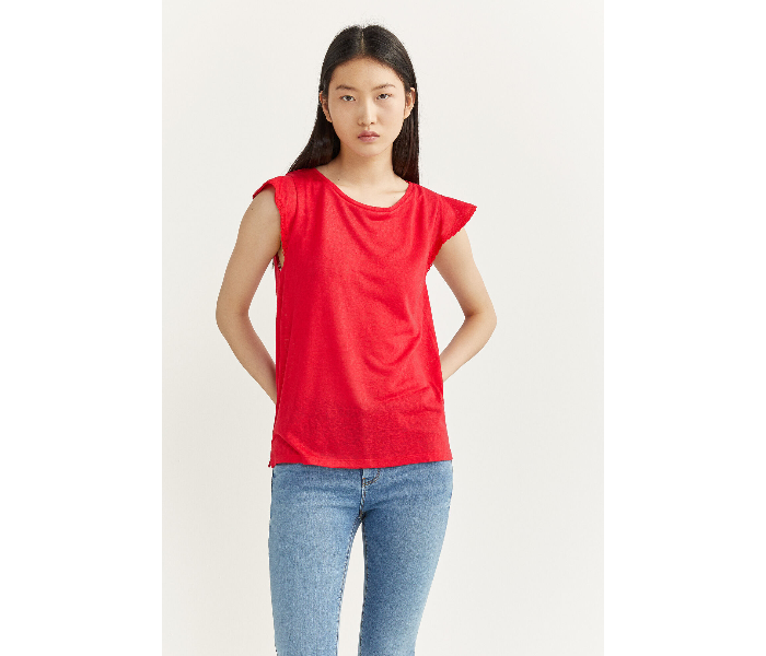 Springfield SS20 Plain Tank Top Small - Red - Zoom Image 1