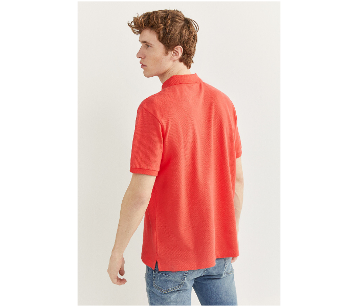 Springfield SS20 Basic Polo T Shirt Large - Orange - Zoom Image 3