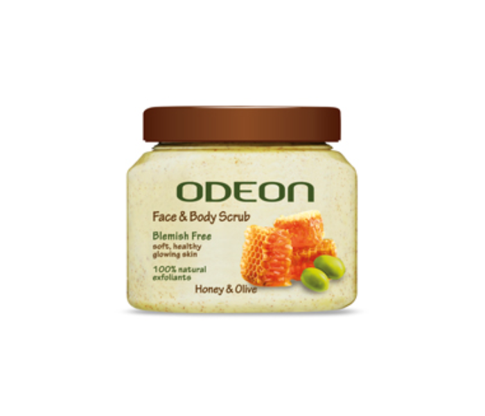 Odeon 500ml Face And Body Scrub Enriched with Honey And Olive - Zoom Image