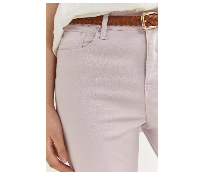 Springfield SS20 Plain Trouser Pant EU 38 For Women  - Light Pink - Zoom Image 4