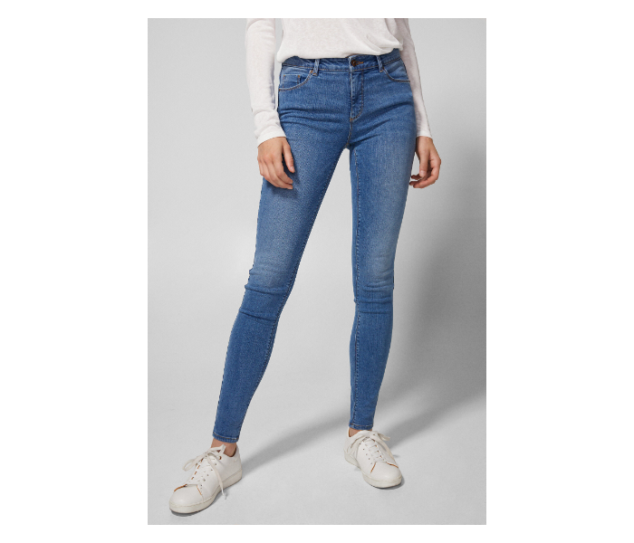 Springfield AW18 Fancy Denim Trouser EU 40 For Women - Blue - Zoom Image 2