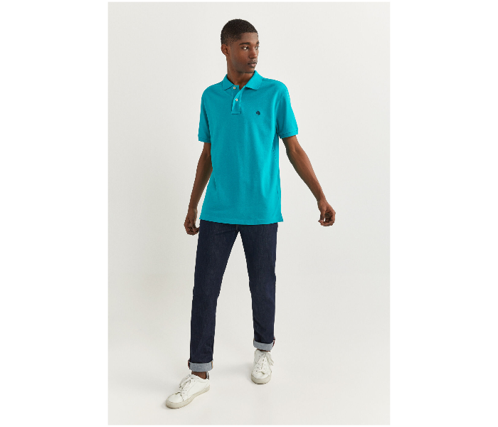 Springfield SS20 Basic Polo Shirts Medium - Light Teal - Zoom Image 4