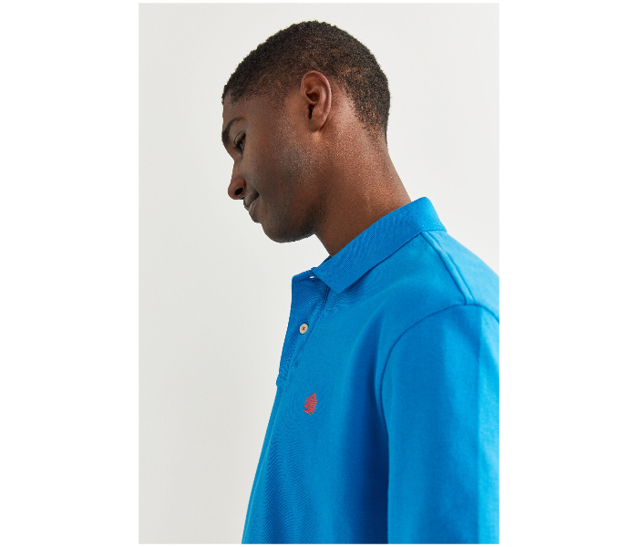 Springfield SS20 Basic Polo T Shirt Small - Turquoise - Zoom Image 2