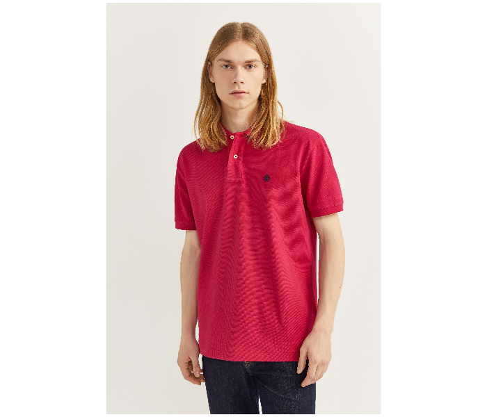 Springfield SS20 Basic Polo Shirts Extra Large - Fuchsia - Zoom Image 4