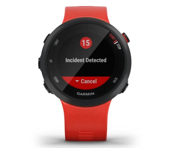 Garmin 010-02156-16 Large Forerunner 45S GPS Smart Watch - Lava Red - Zoom Image 2