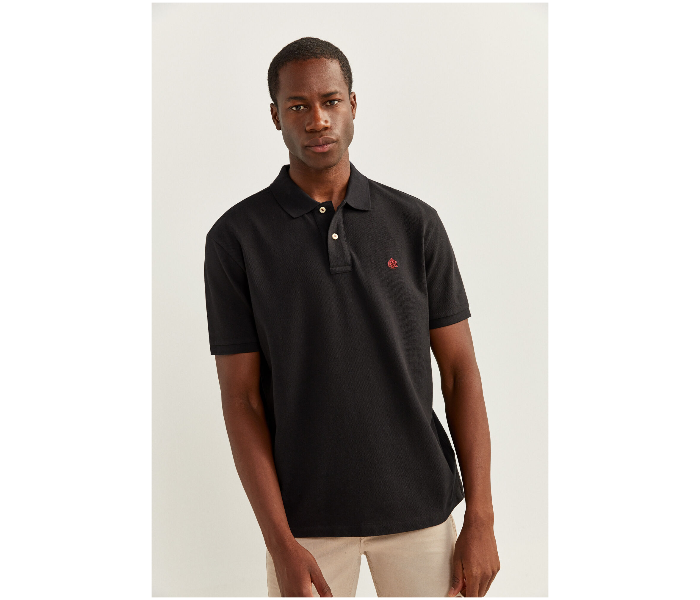 Springfield SS20 Basic Polo T Shirt Large - Black - Zoom Image 4