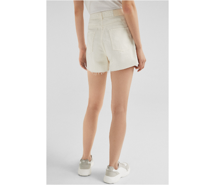 Springfield SS19 Denim Bermuda EU 40 For Women - Cream - Zoom Image 3