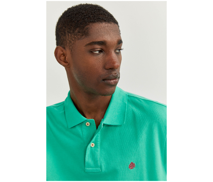 Springfield SS20 Basic Polo T Shirt Medium - Green - Zoom Image 3