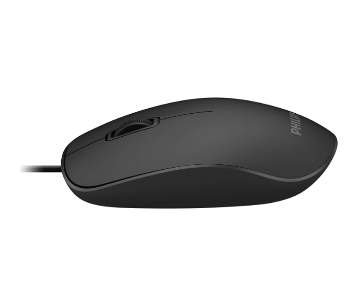 Philips SPK7334 2.4GHz Wired Mouse 1600 DPI - Black - Zoom Image 2