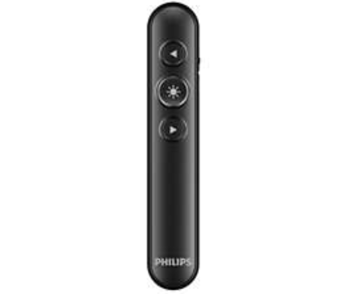 Philips SPT9404 2.4GHz Wireless Presenter with Red Laser Pointer and Page Key - Black - Zoom Image 1