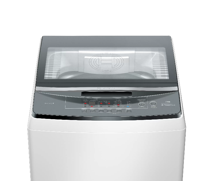 Bosch WOE701W0GC 7 Kg Series 4 Top Loader Washing Machine - Black and White - Zoom Image 4