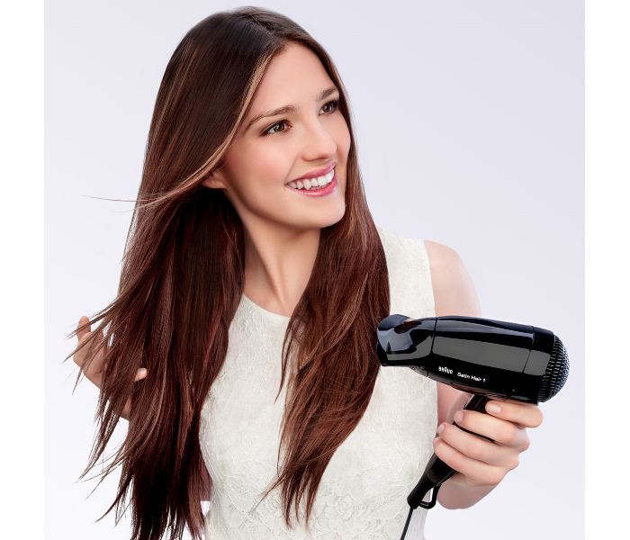 Braun HD130 Satin Hair 1 Style and Go Travel Dryer - Black - Zoom Image 4