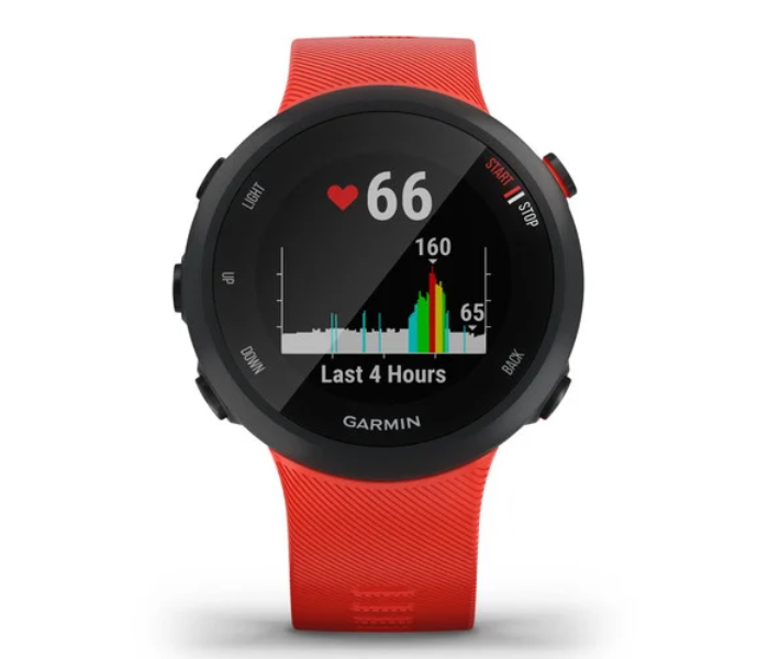 Garmin 010-02156-16 Large Forerunner 45S GPS Smart Watch - Lava Red - Zoom Image 6