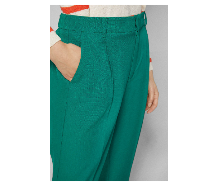 Springfield SS19 Cotton Plain Pant EU 44 For Women - Green - Zoom Image 4