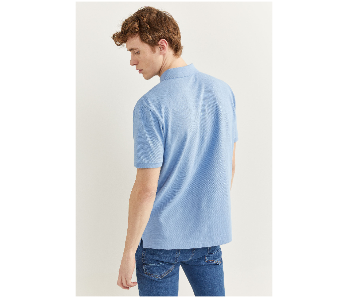 Springfield SS20 Basic Polo T Shirt Extra Large - Sky Blue - Zoom Image 4