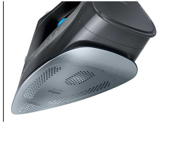 Braun SI 9188 TexStyle 9 Steam Iron with 3D easy glide soleplate - Black and Blue - Zoom Image 3