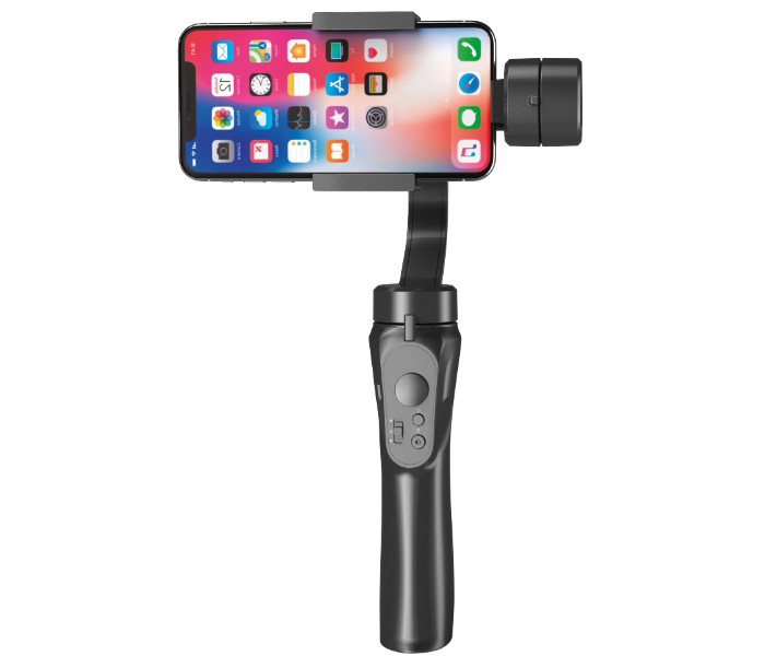 Trands L-H4 3-Axis Handheld Gimbal Stabilizer for Vlog Youtuber Live Video - Black - Zoom Image