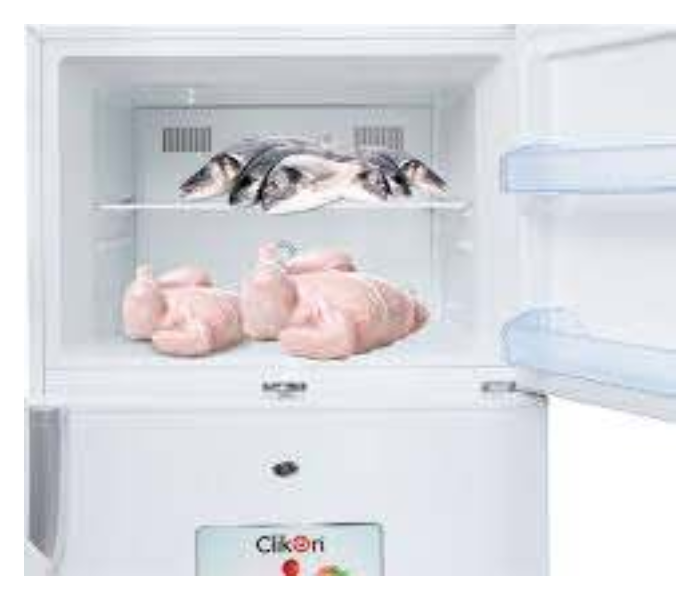 Clikon CK6018 338 Litre Capacity Top Mount Refrigerator - White - Zoom Image 2