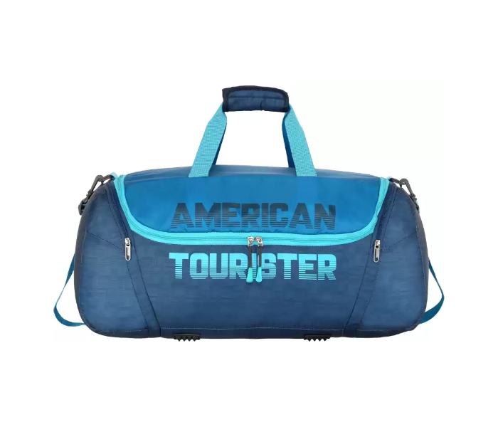 American Tourister GAT104LUG03528 65cm Grid Casual Duffle Bag - Blue - Zoom Image 1