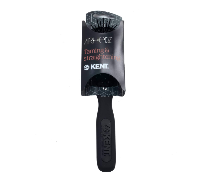 Kent AH11G Airhedz Narrow Fine Pin Cushioned Hair Brush - Black - Zoom Image 4