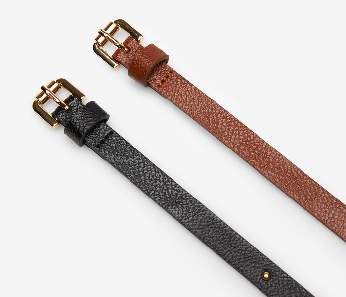 Springfield AW19 Belt 85 For Women - Black and Brown - Zoom Image 1