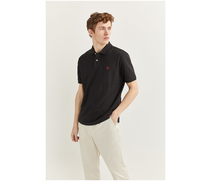 Springfield SS20 Basic Polo T Shirt Extra Large - Black - Zoom Image 2