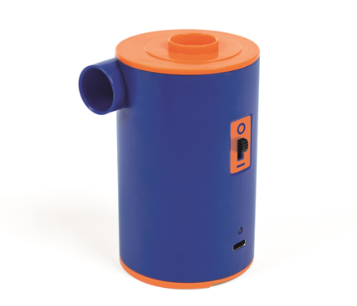 Bestway 62101 Air Travel Portable USB Powered Handheld Pump - Blue and Orange - Zoom Image 2