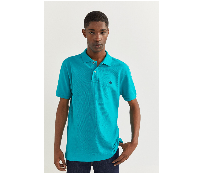 Springfield SS20 Basic Polo Shirts Large - Light Teal - Zoom Image 1