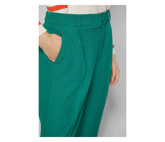 Springfield SS19 Cotton Plain Pant EU 38 For Women - Green - Zoom Image 4