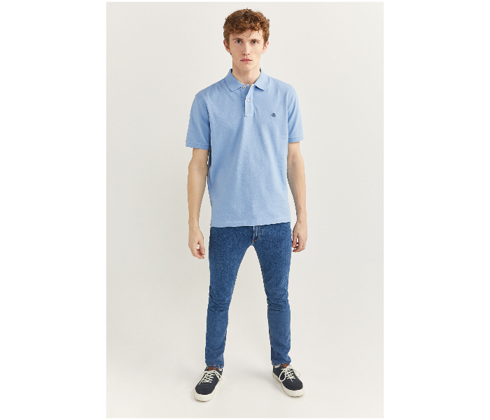 Springfield SS20 Basic Polo T Shirt Extra Large - Sky Blue - Zoom Image 3