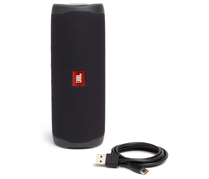 JBL Flip 5 Portable Waterproof Bluetooth Speaker - Black - Zoom Image 4