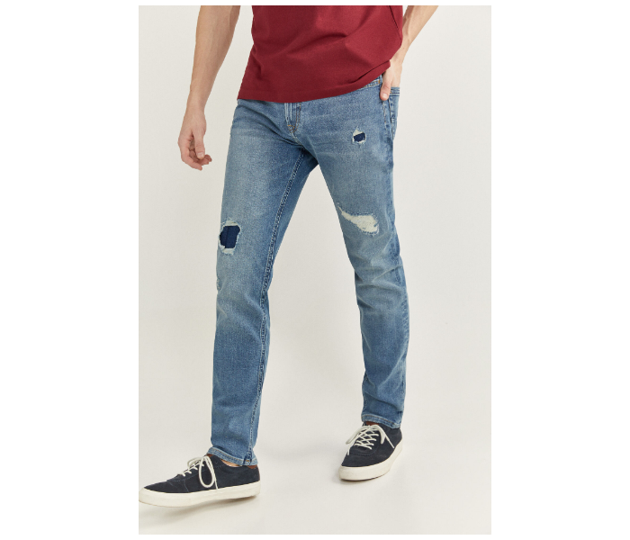 Springfield SS20 Denim Trouser EU 40 For Men - Medium Blue - Zoom Image 2