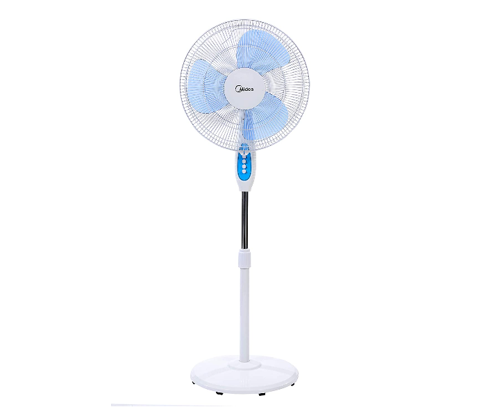 Midea FS40-11V 3 Speed Pedestal Fan - White - Zoom Image 1