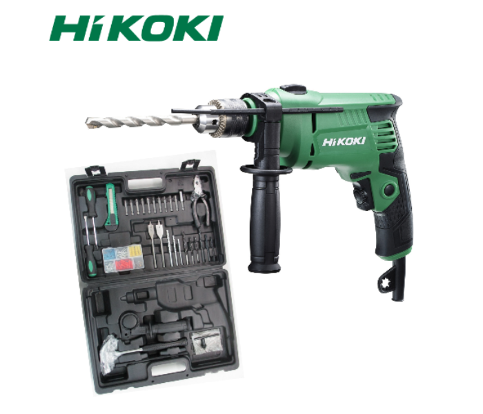 Hikoki DV13VST 13MM Impact Drill - Black and Green - Zoom Image