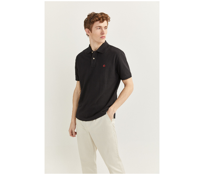 Springfield SS20 Basic Polo T Shirt Large - Black - Zoom Image 2