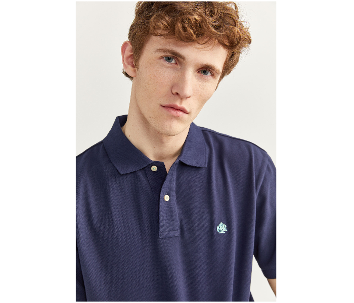 Springfield SS20 Basic Polo T Shirt Small - Medium Blue - Zoom Image 2