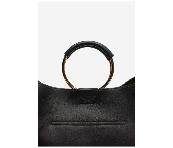 Springfield AW19 Sling Bag X-Small For Women - Black and Gold - Zoom Image 4