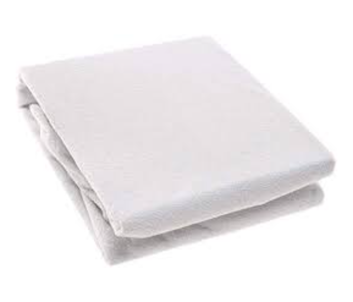 Home Pro 120 x 200cm Polyester Mattress Protector - White - Zoom Image 2