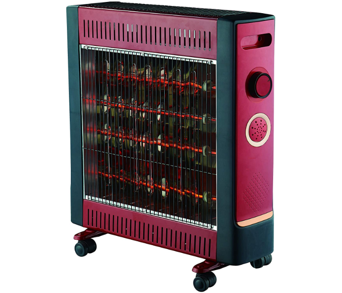 Geepas GQH9108 Quartz Heater - Maroon - Zoom Image 1