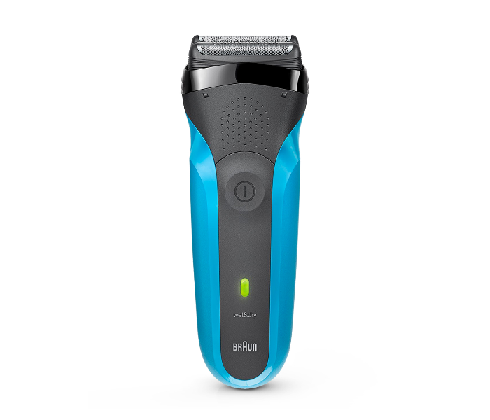 Braun 310S Wet and Dry Shaver with Protective Cap - Blue - Zoom Image 1