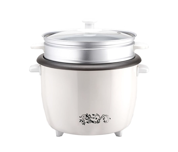 Crownline RC-168 Rice Cooker With Steamer - White - Zoom Image 2