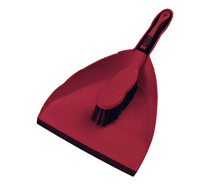 Home Pro 1907 Dustpan & Brush - Red - Zoom Image