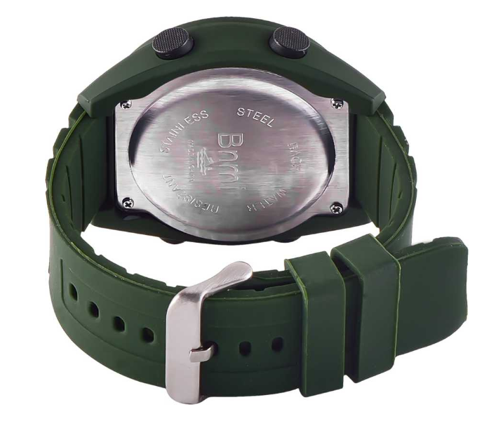 BNMI Sporty Digital Couple Watch - Green - Zoom Image 2