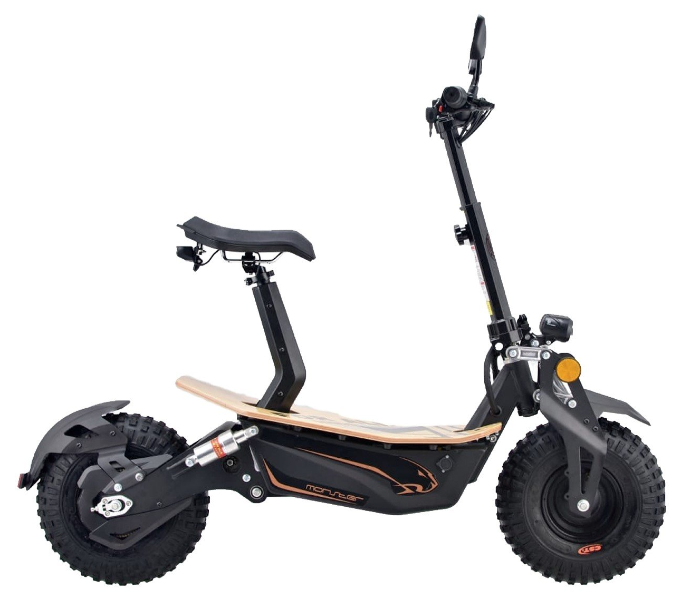 For All 2000 Watt Monster Electronic Scooter - Black - Zoom Image 3