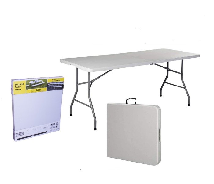 Multipurpose 1.8m Foldable Table - White - Zoom Image