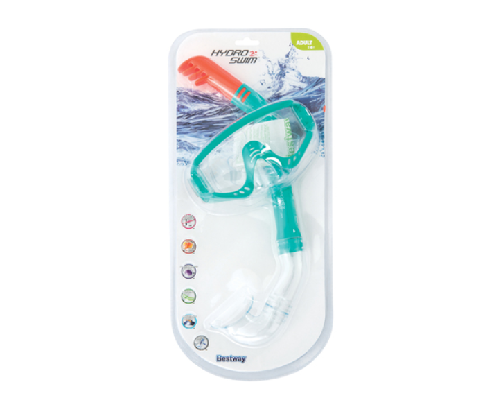 Bestway 24020 Snorkelite Mask and Snorkel - Green - Zoom Image 2