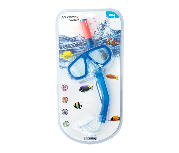 Bestway 24018 Hydro-Splash Fun Dive Mask and Snorkel Set in Clamshell - Blue - Zoom Image 2