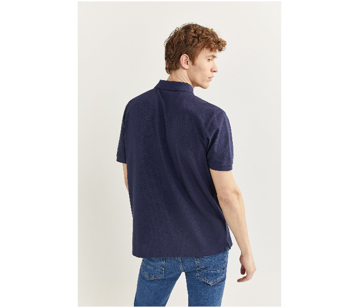 Springfield SS20 Basic Polo T Shirt Extra Small - Medium Blue - Zoom Image 3